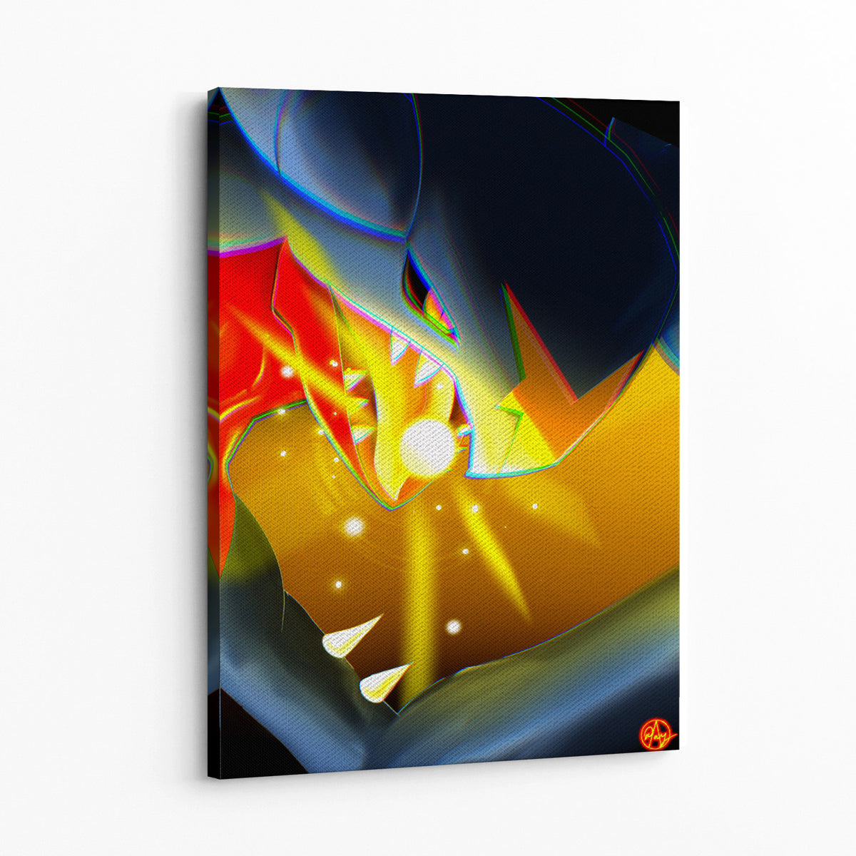 Mega Garchomp by Artist Dayandnite Wall Art — Canvas