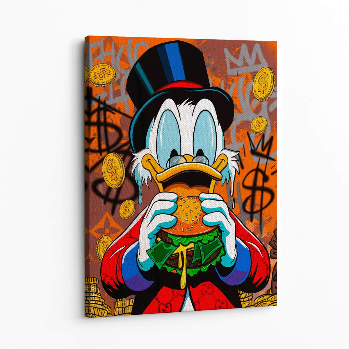 Money Hungry Wall Art — Canvas