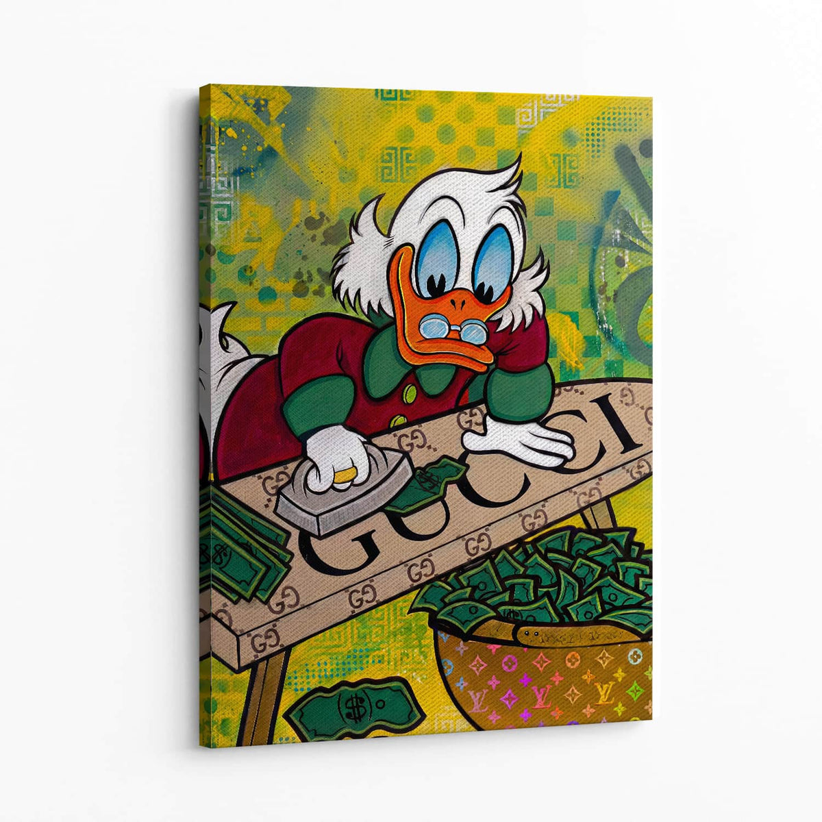 Money Laundering Wall Art — Canvas