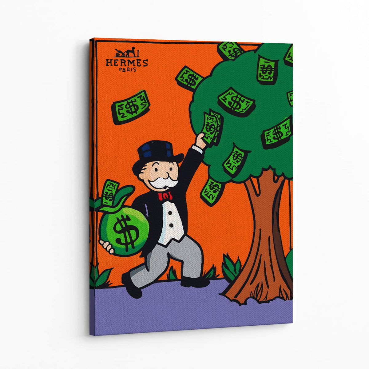 Money Tree Wall Art — Canvas