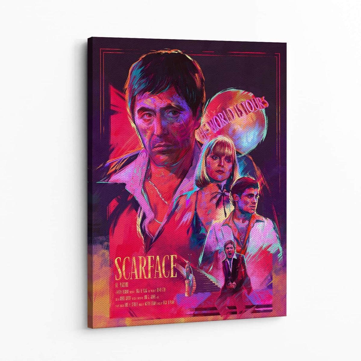 Neon Empire Wall Art — Canvas
