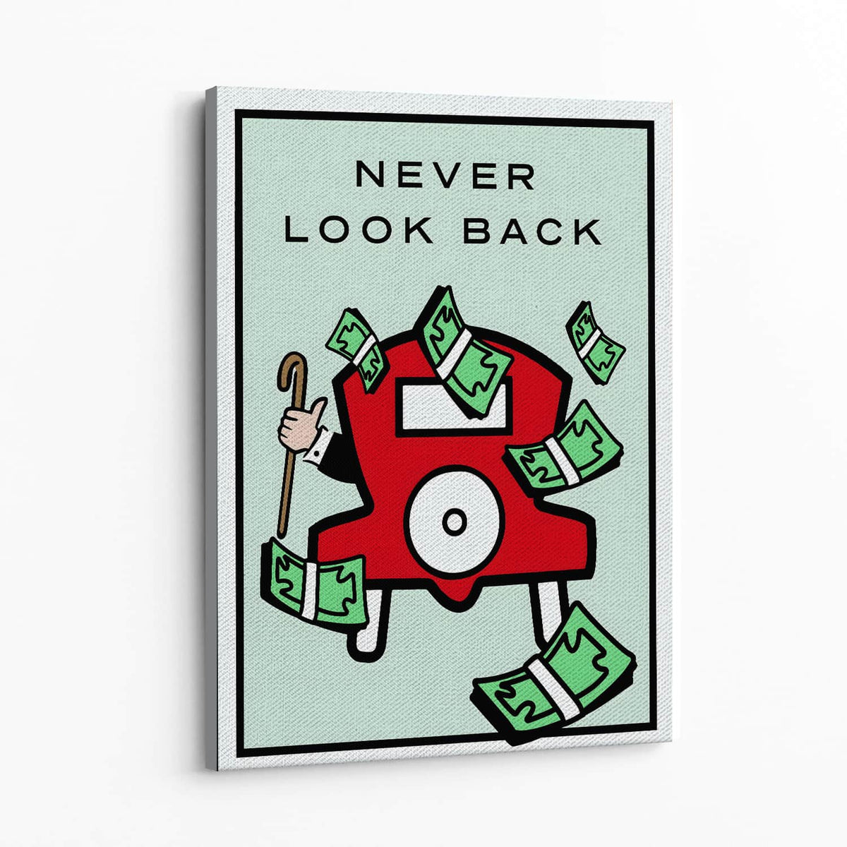 Never Look Back Wall Art — Canvas