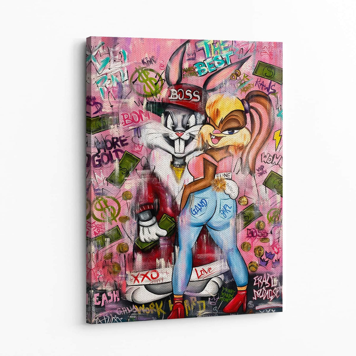 Power Couple Wall Art — Canvas