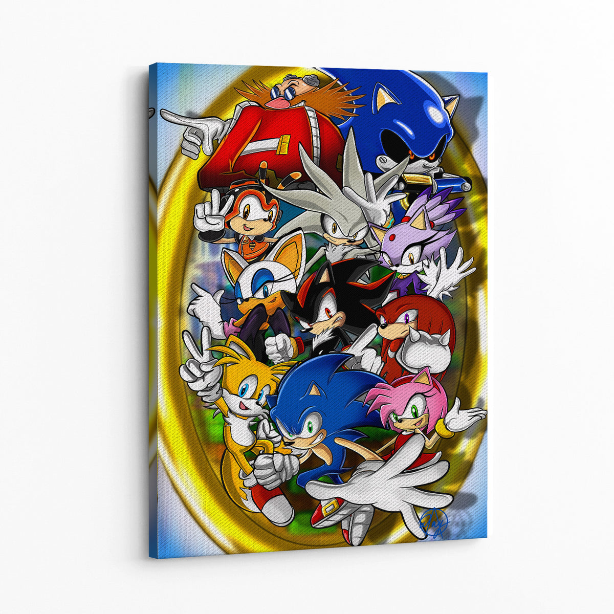 Sonic and Friends Wall Art — Canvas