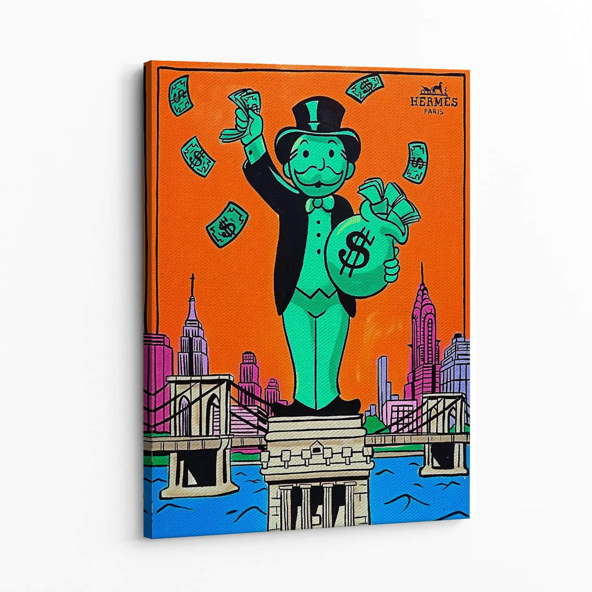 Statue of Wealth Wall Art — Canvas