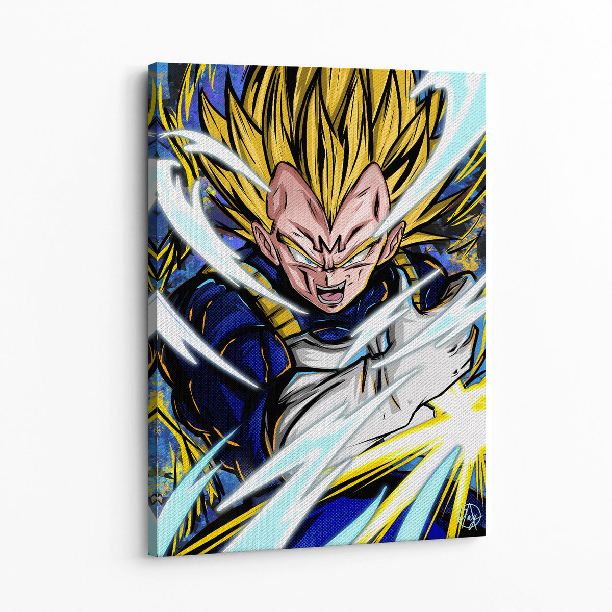Super Saiyan Vegeta Wall Art — Canvas