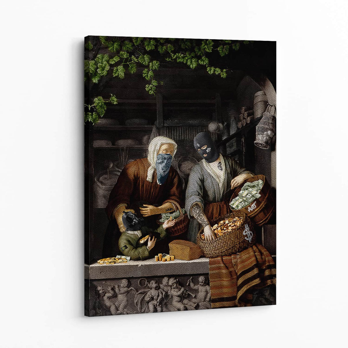 The Money Counters Wall Art — Canvas