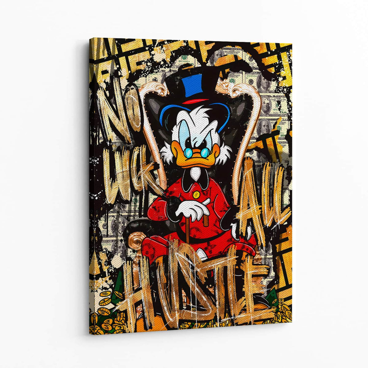 Throne of Hustle Wall Art — Canvas