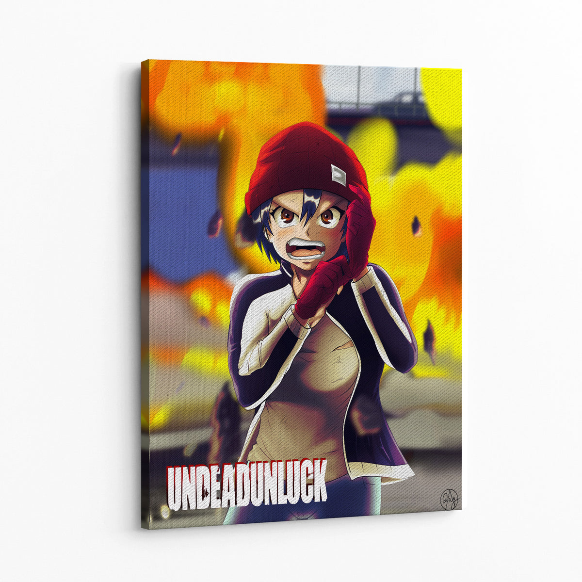 Undead Unluck Wall Art — Canvas
