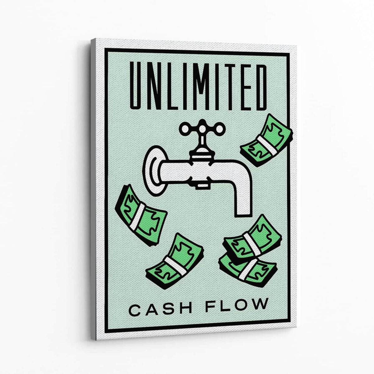 Unlimited Cash Flow Wall Art — Canvas