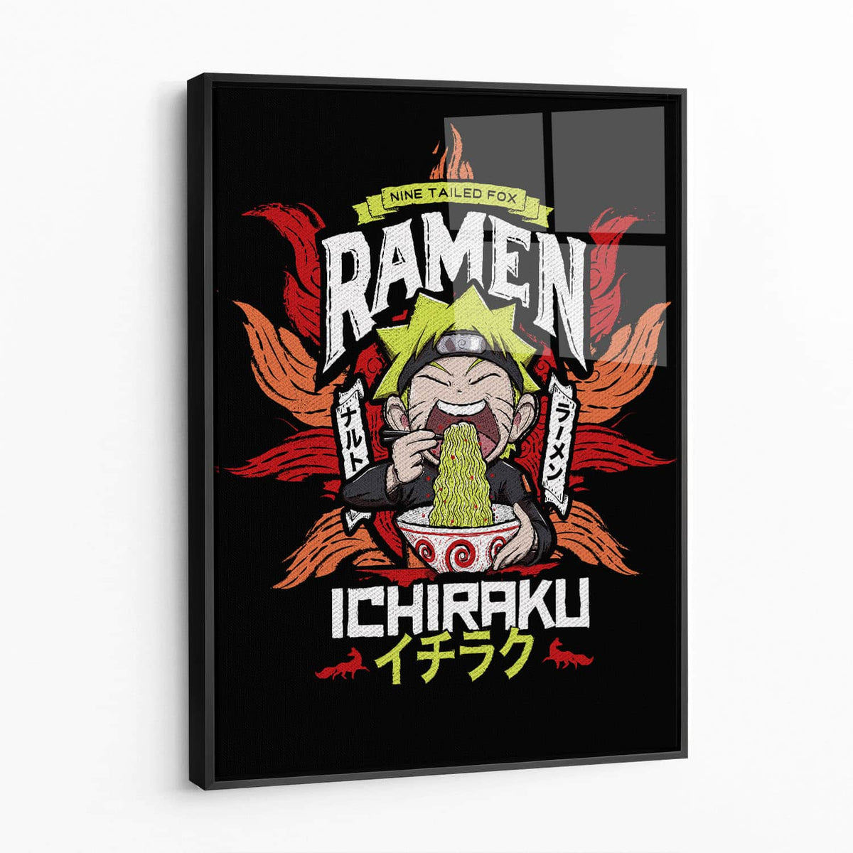 Framed acrylic — black