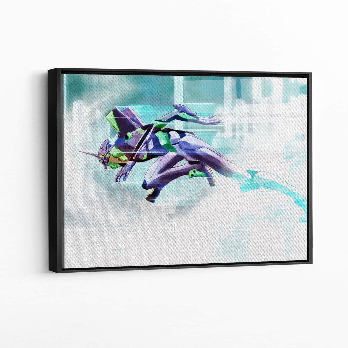 Framed acrylic — black