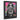 Dark Couture Wall Art — Ornate frame — black
