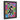Floating Fortune Wall Art — Ornate frame — black