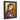 Golden Heritage Wall Art — Ornate frame — black