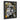 Knockout King Wall Art — Ornate frame — black