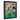 Money on the Green Wall Art — Ornate frame — black