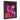Neon Empire Wall Art — Ornate frame — black