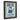 Rent Due Wall Art — Ornate frame — black