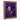 Alpha and Shadow Wall Art — Ornate frame — gold