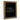 Courage Black Wall Art — Ornate frame — gold