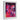 Neon Empire Wall Art — Ornate frame — white