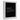 Passion Black Wall Art — Ornate frame — white