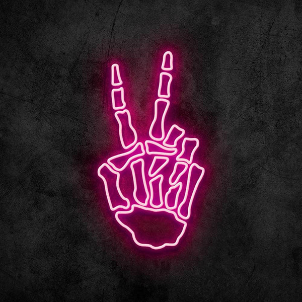 Bone Hand Neon Sign – Canvas Freaks