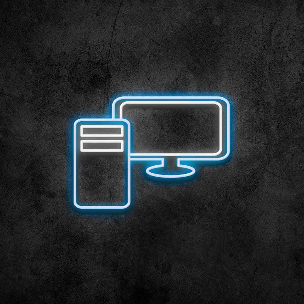 Computer Neon Sign โ Canvas Freaks