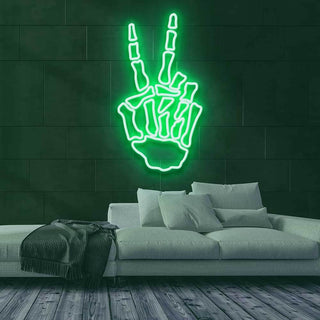 Bone Hand Neon Sign – Canvas Freaks