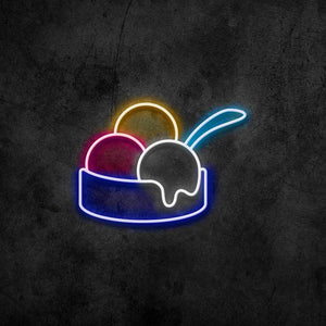Ice Cream Cup Neon Sign