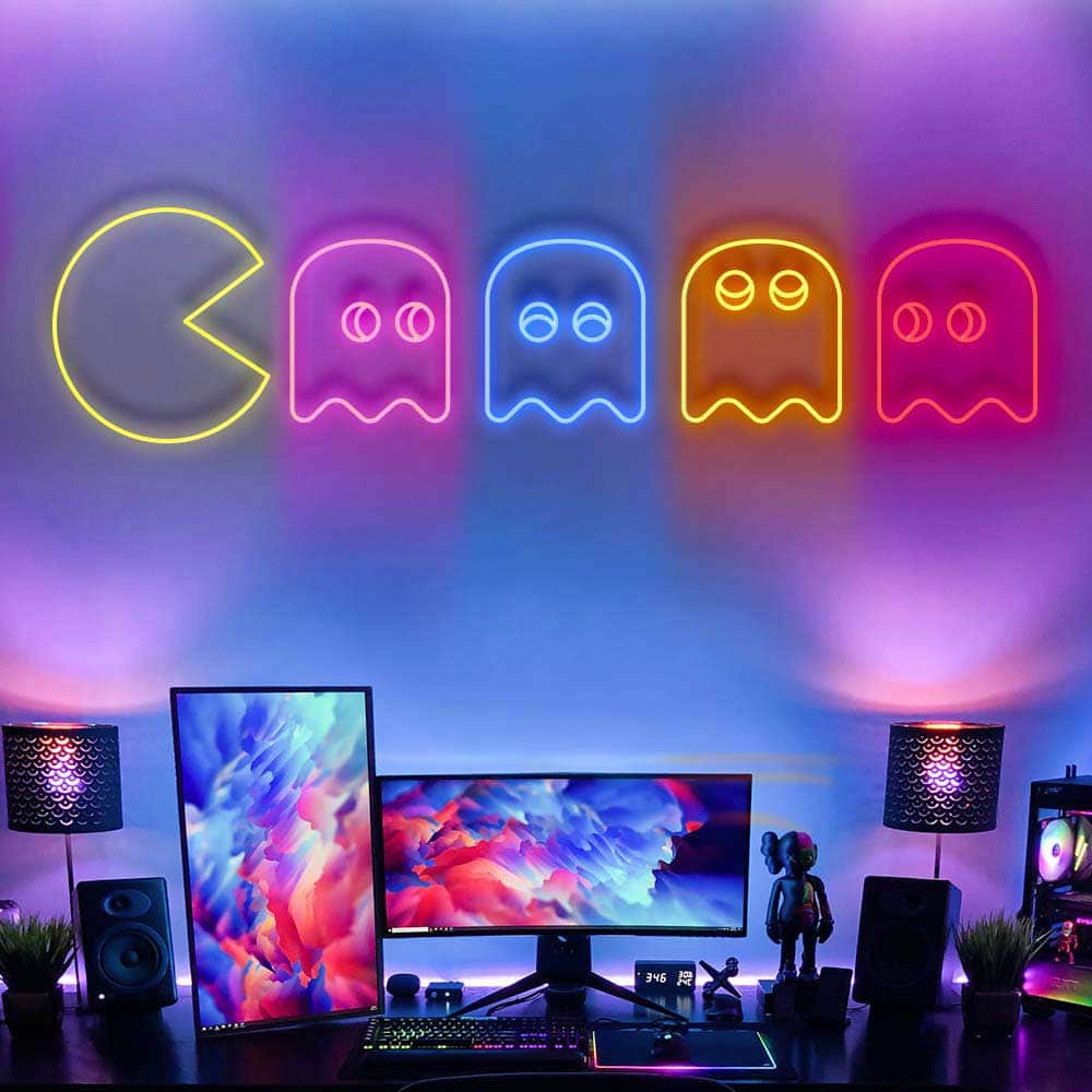 パックマン　ネオンサイン Pac Man Neon Sign - LITA SIGN