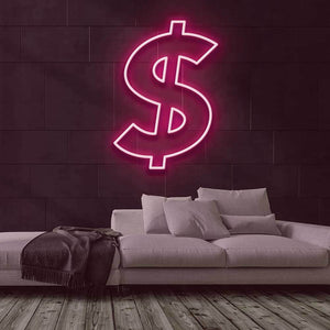 Dollar Sign Neon Sign