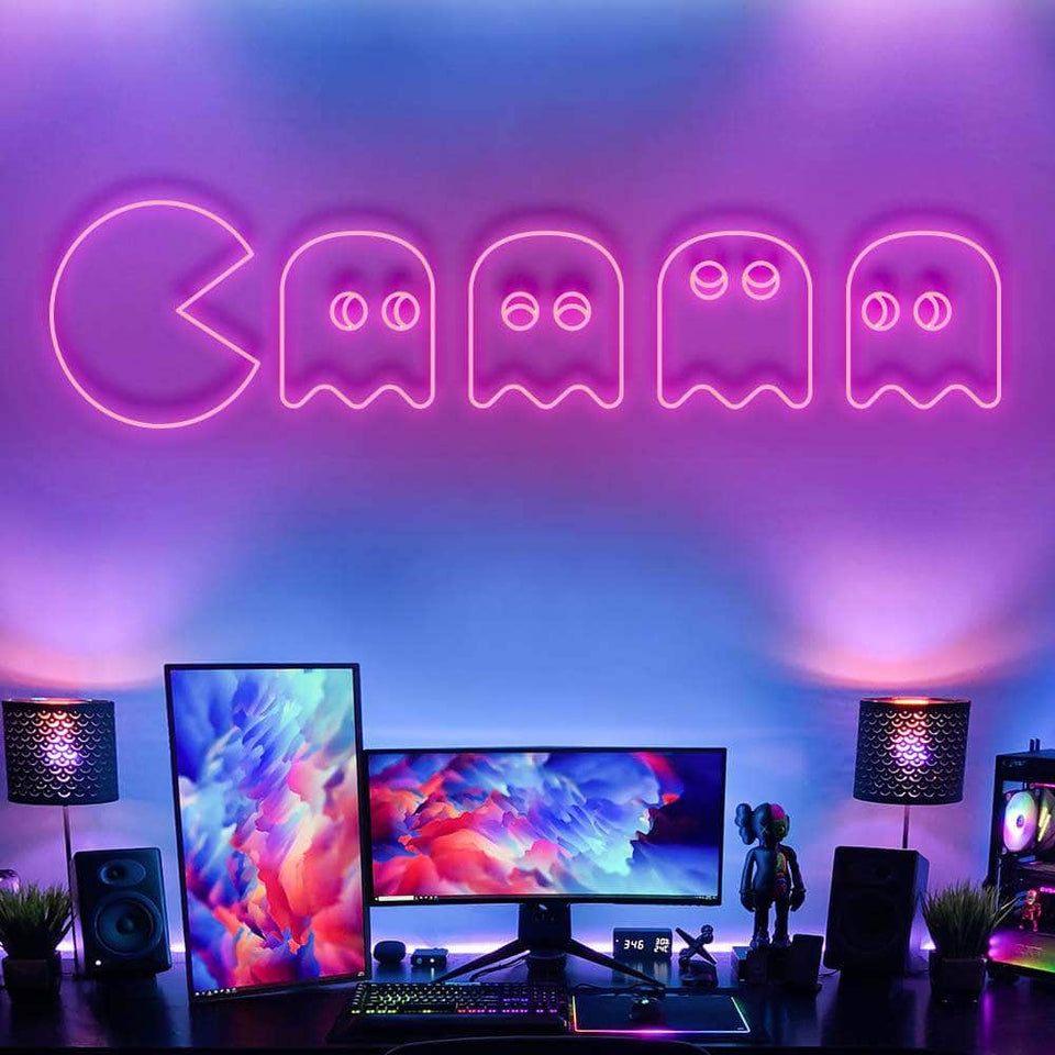Pac Man Neon Sign – Canvas Freaks