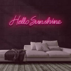 Hello Sunshine Neon Sign