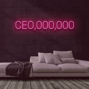 CEO Neon Sign