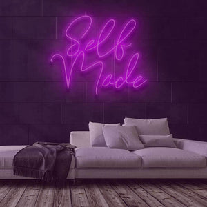 Self Made Neon Sign