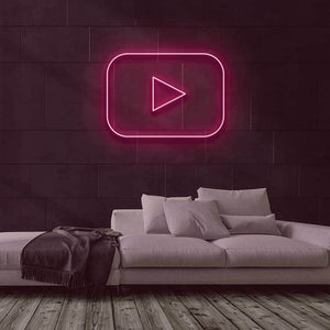 Youtube Neon Sign