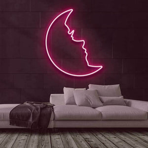 Moon Neon Sign