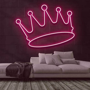 Crowned King Neon Sign