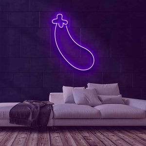Eggplant Neon Sign